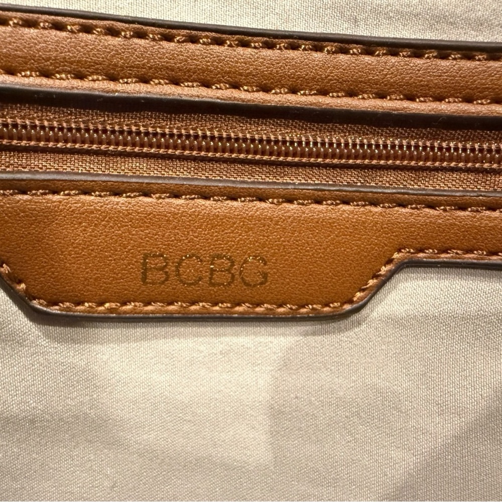 BCBGeneration Tan Leather Tote - Picture 8 of 12